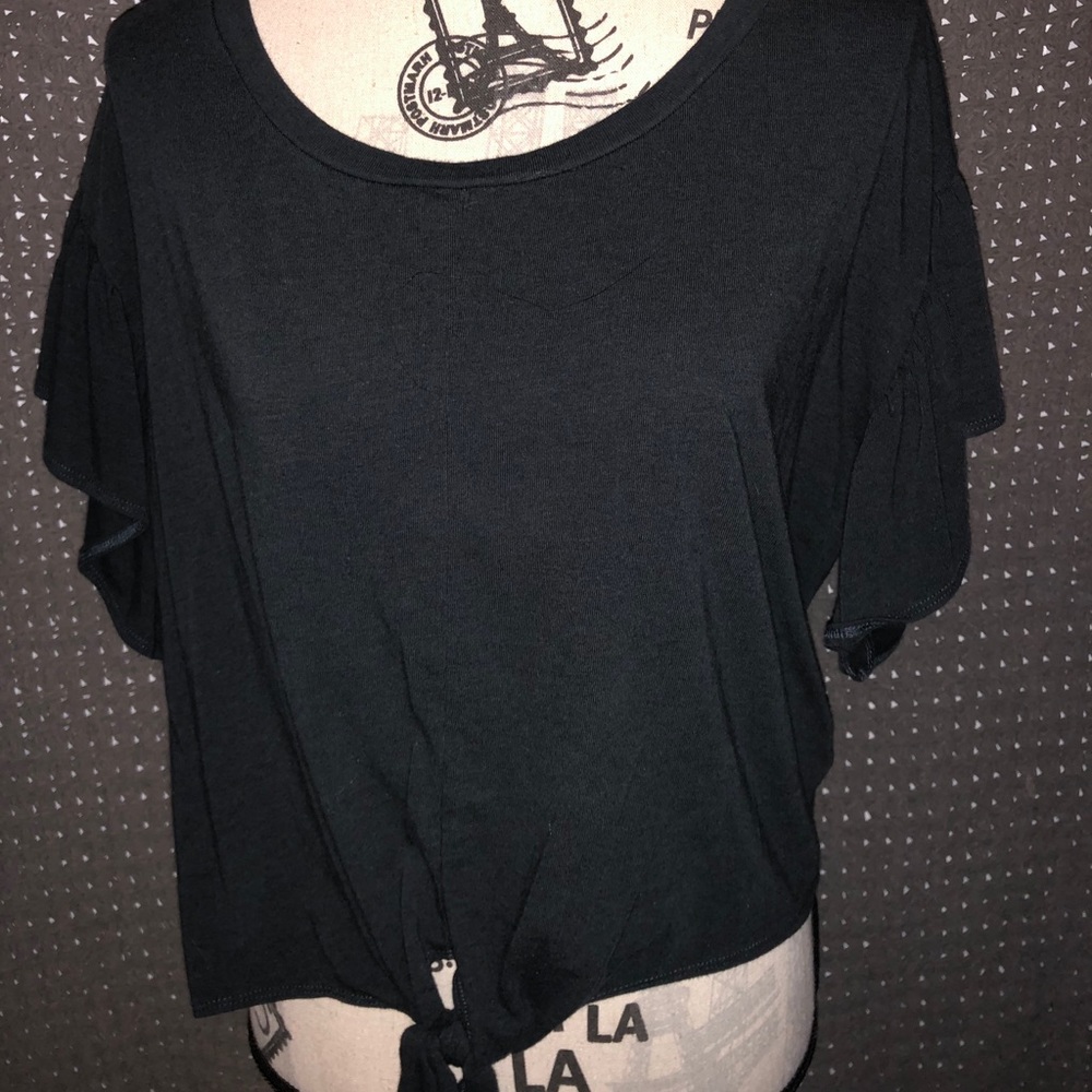 Dark gray blouse